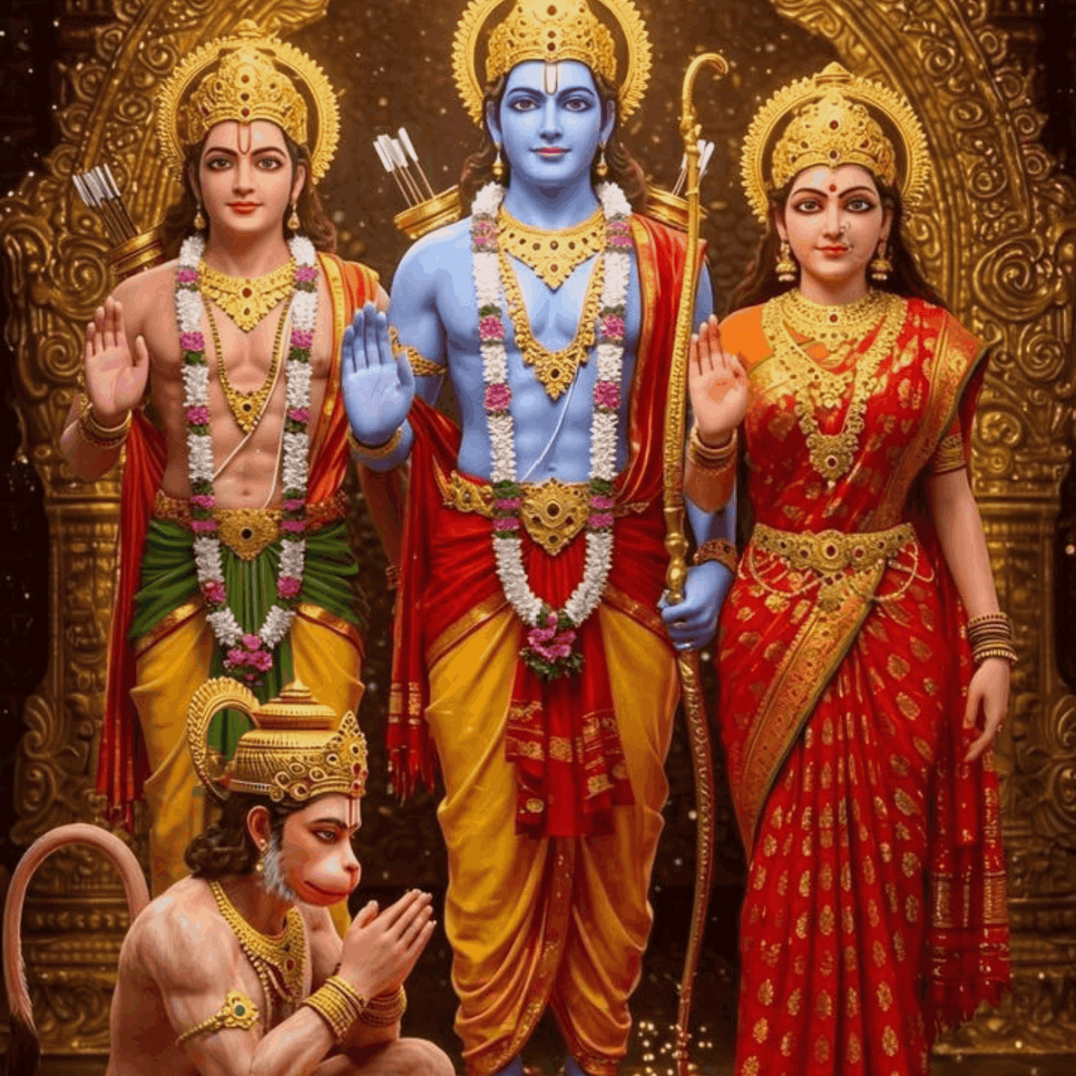 The sacred Ayodhya Darbar - Ramji