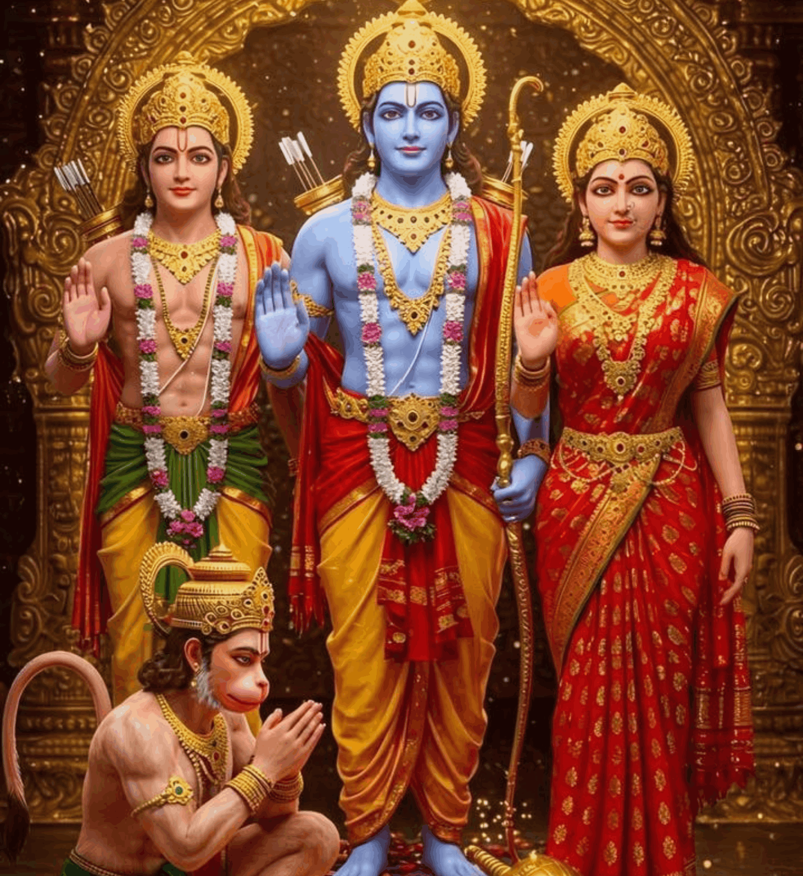 The sacred Ayodhya Darbar - Ramji