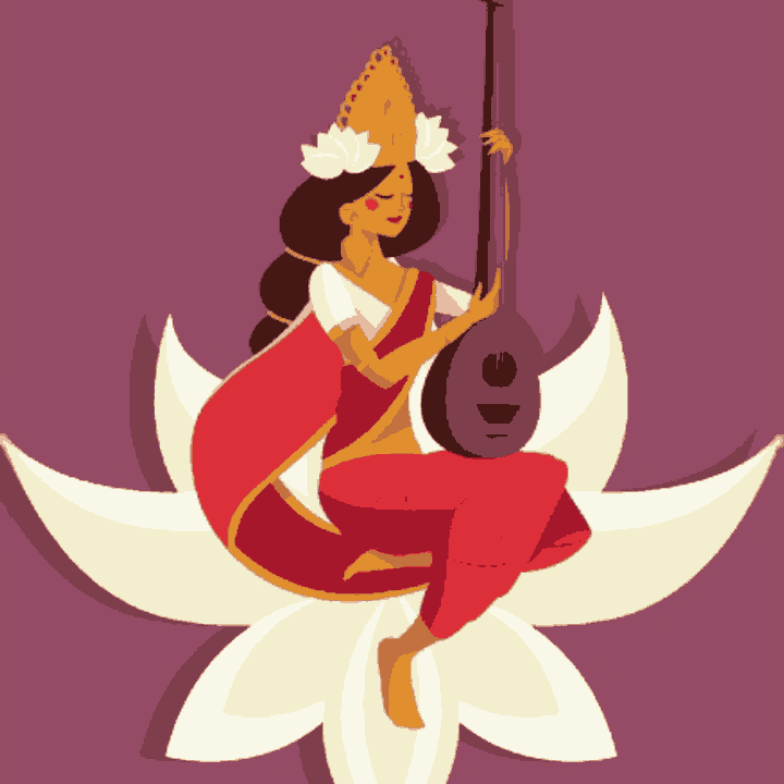 Goddess of Knowledge-Saraswati