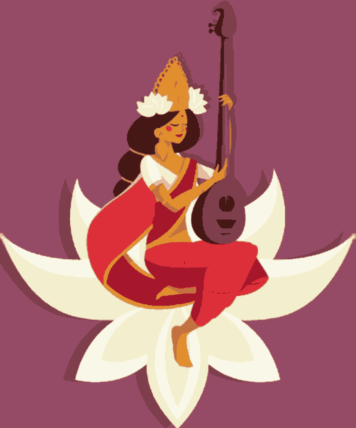 Goddess of Knowledge-Saraswati