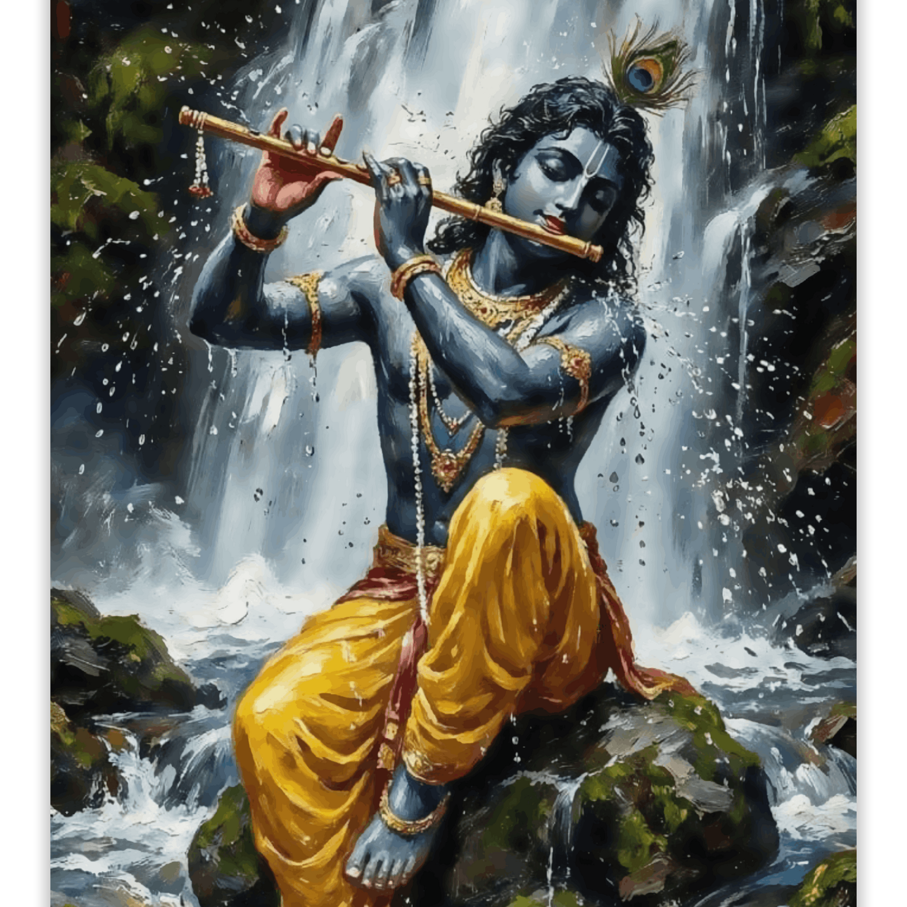 Krishna's Flute Echoes in the Mist