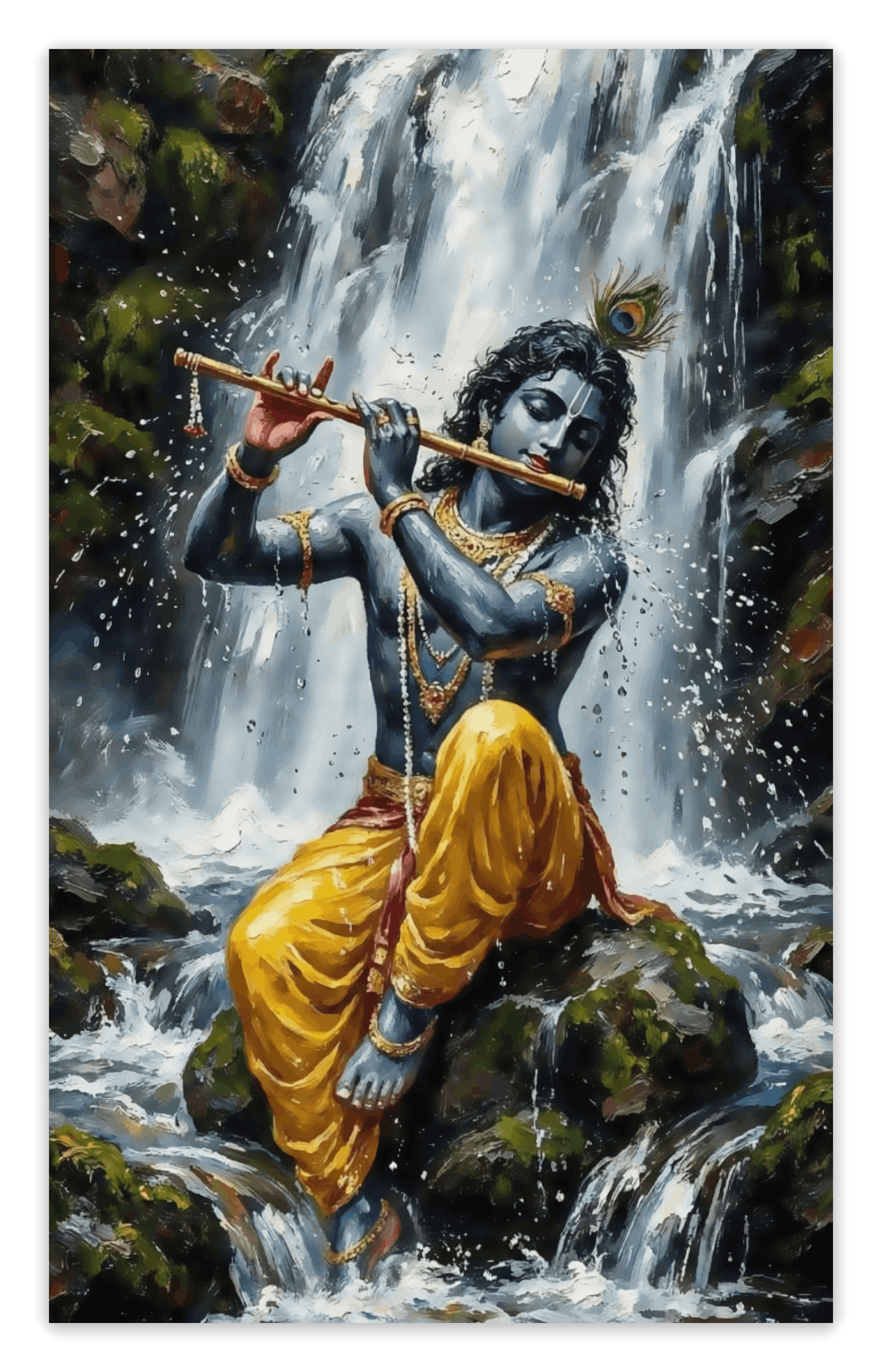 Krishna's Flute Echoes in the Mist