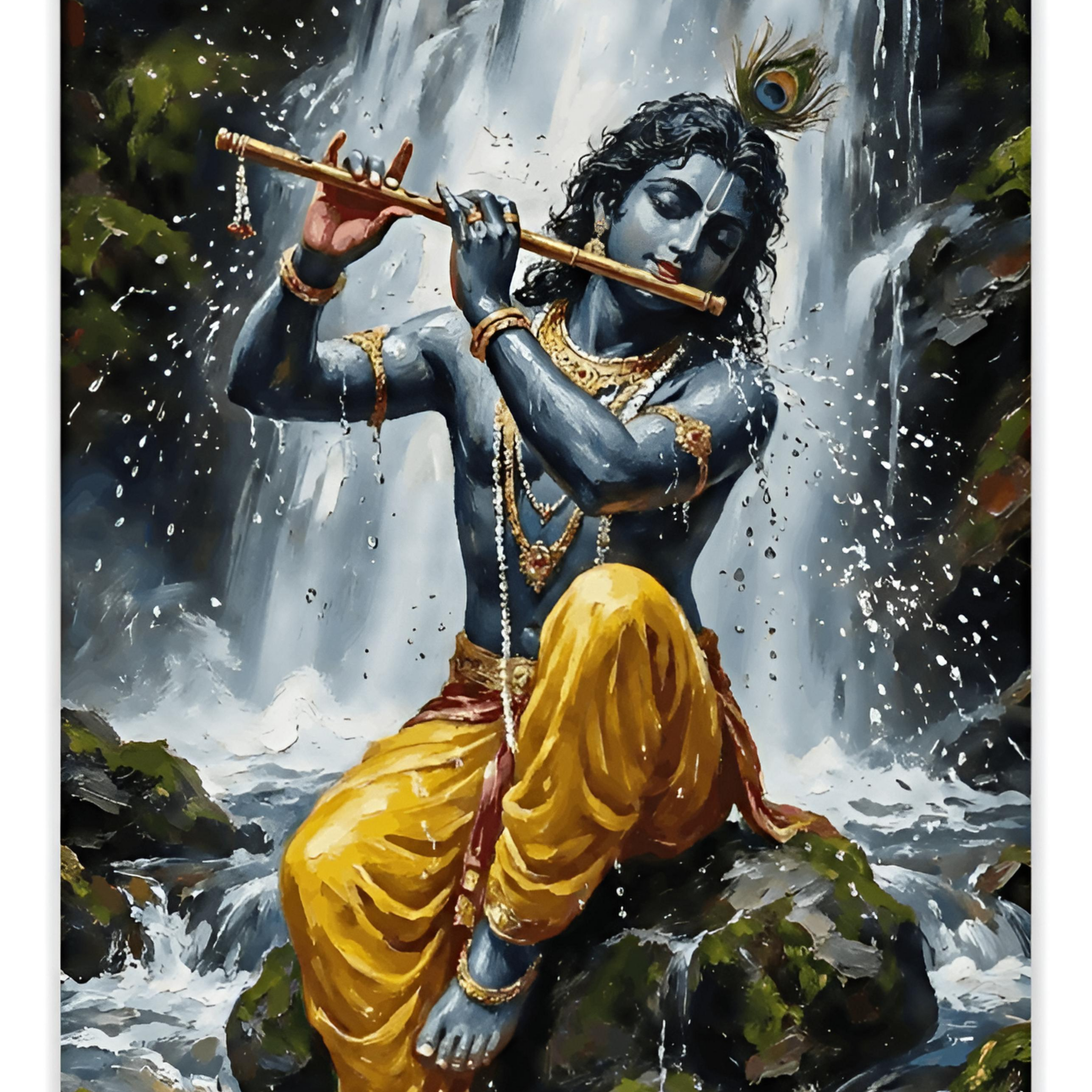 Krishna's Flute Echoes in the Mist