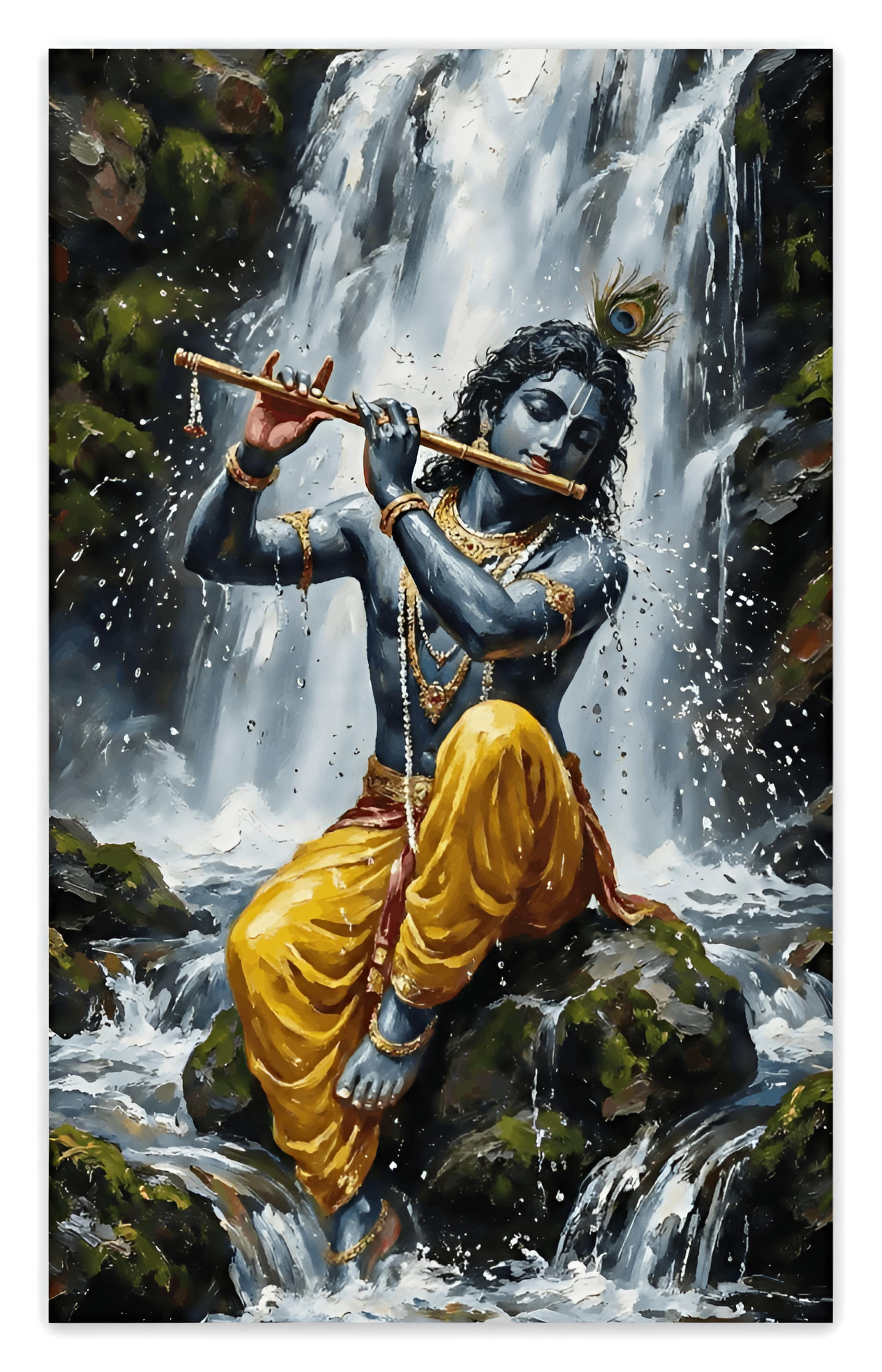 Krishna's Flute Echoes in the Mist