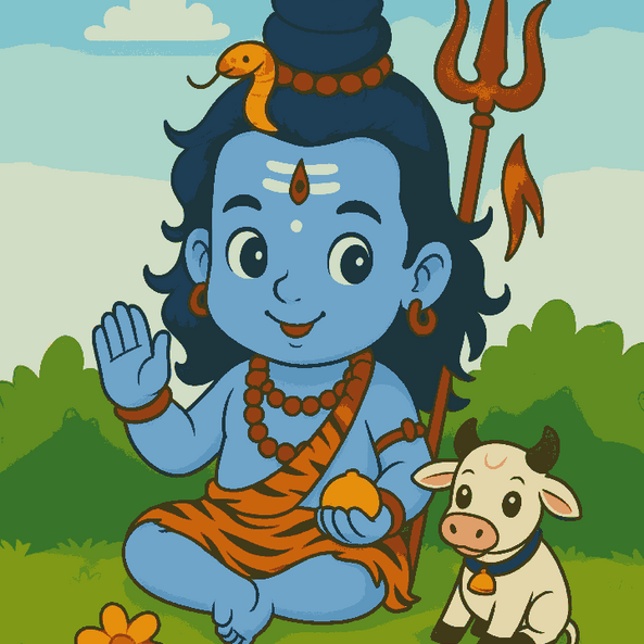 Shiv and Nandi - Mahadevji