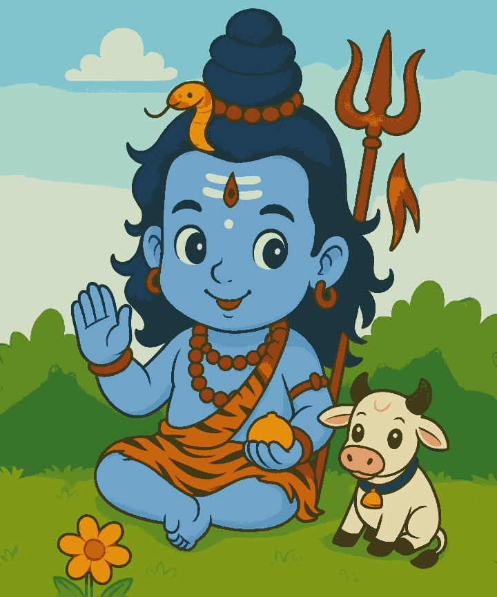 Shiv and Nandi - Mahadevji