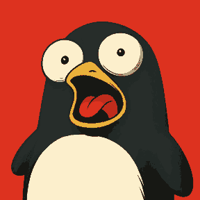 Shocked Penguin