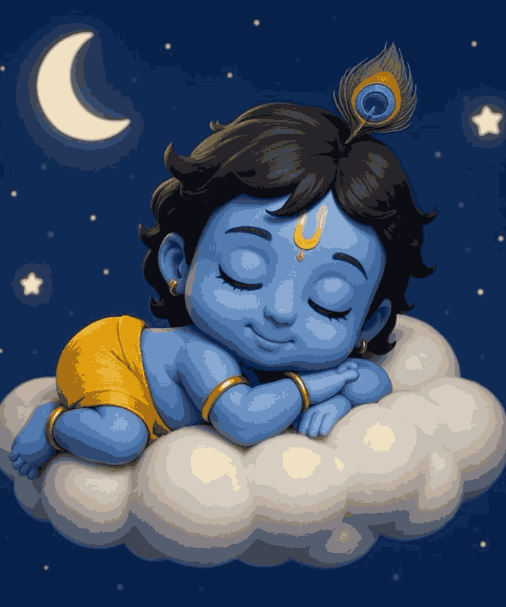 Bal Krishna  Sleeping