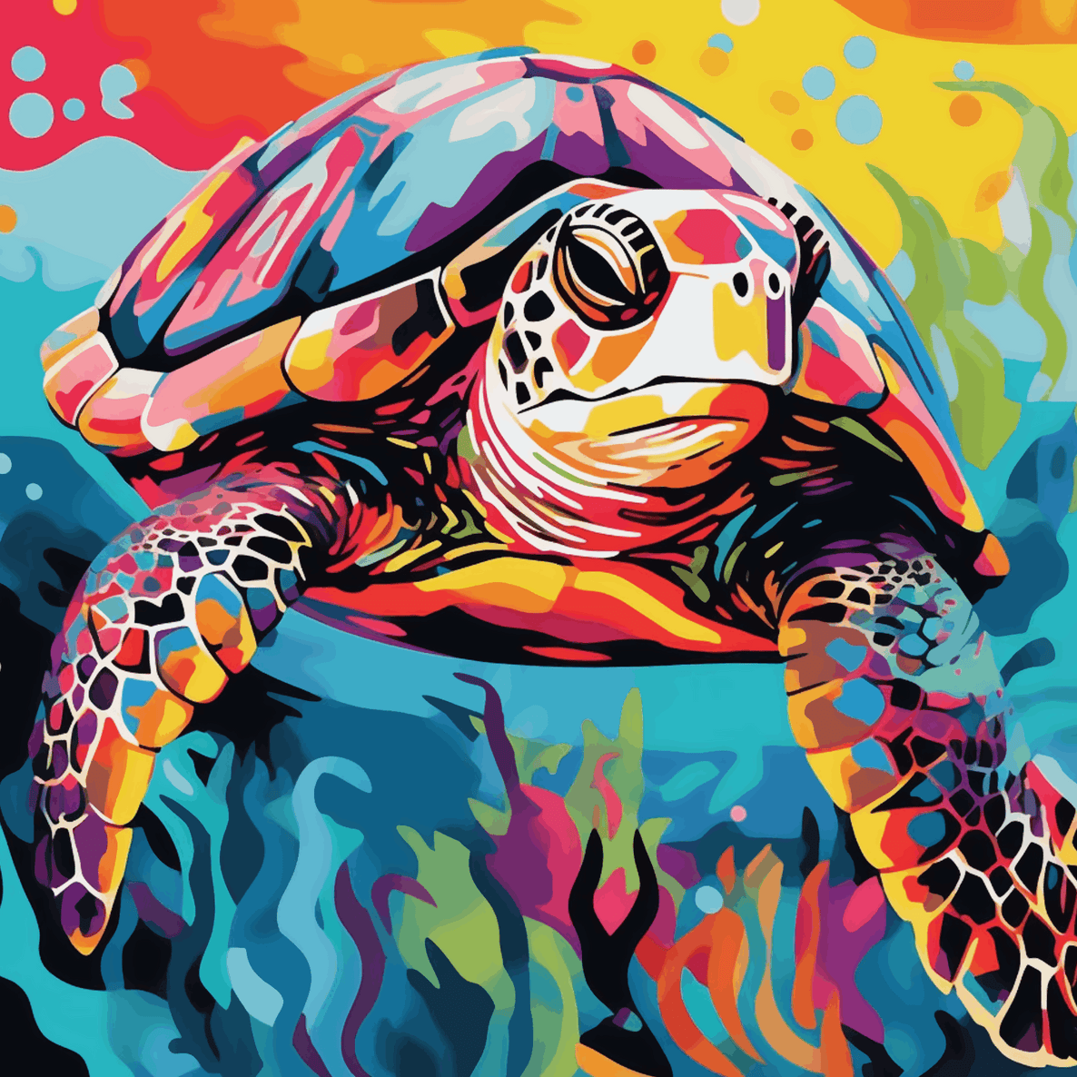 Turtle of Positive Vibes