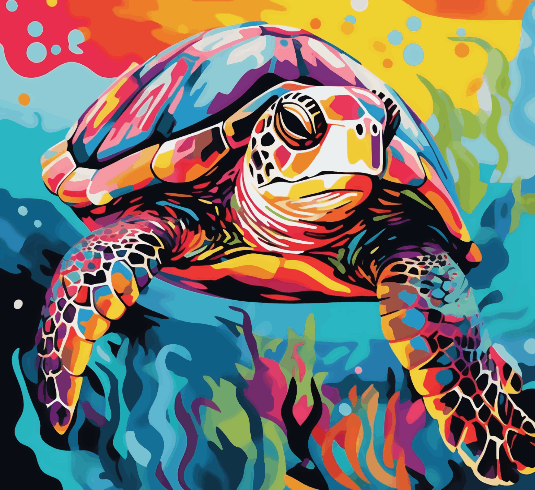 Turtle of Positive Vibes