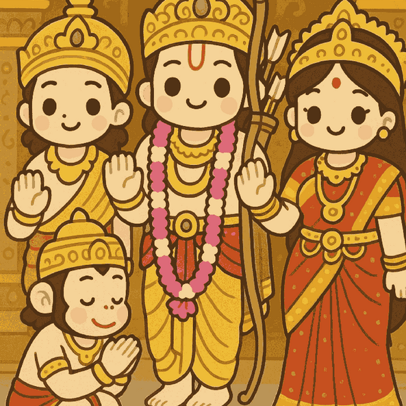 Ram Rajya - Ram Sita Hanuman