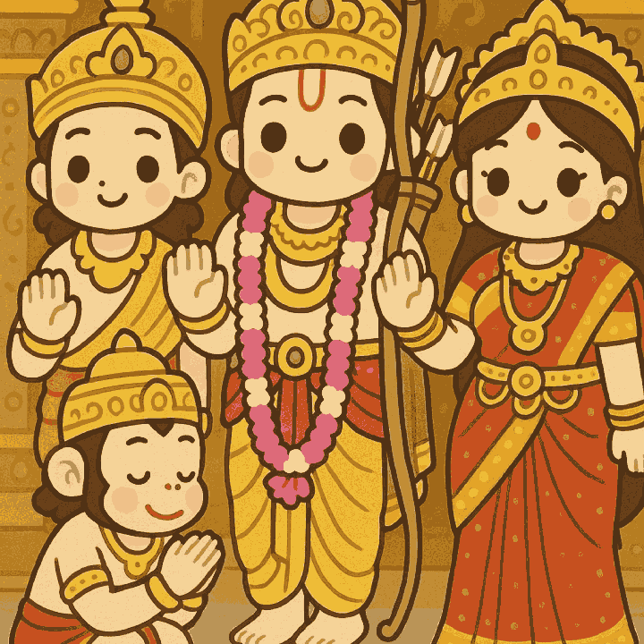 Ram Rajya - Ram Sita Hanuman