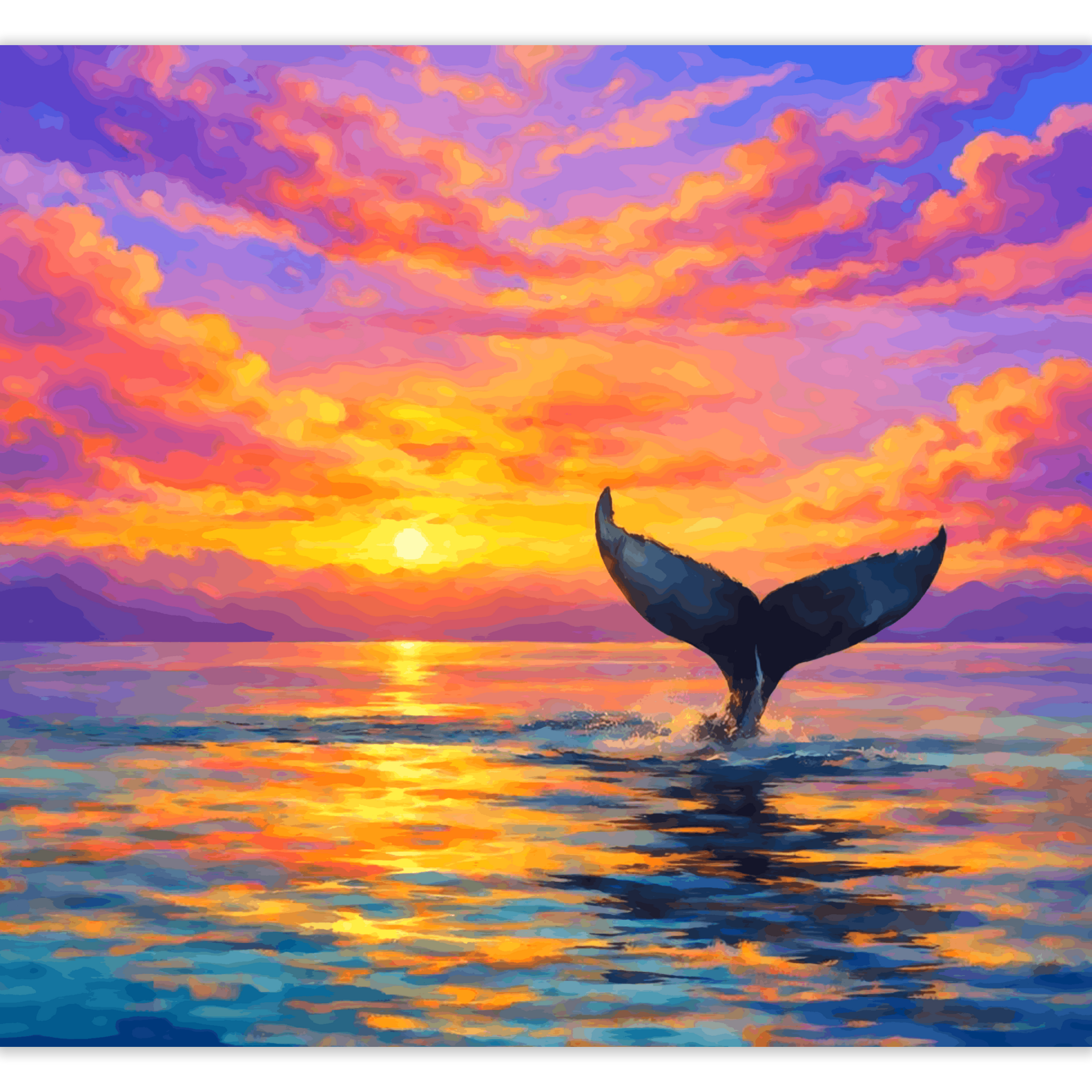 Sunset Breach: The Humpback's Farewell