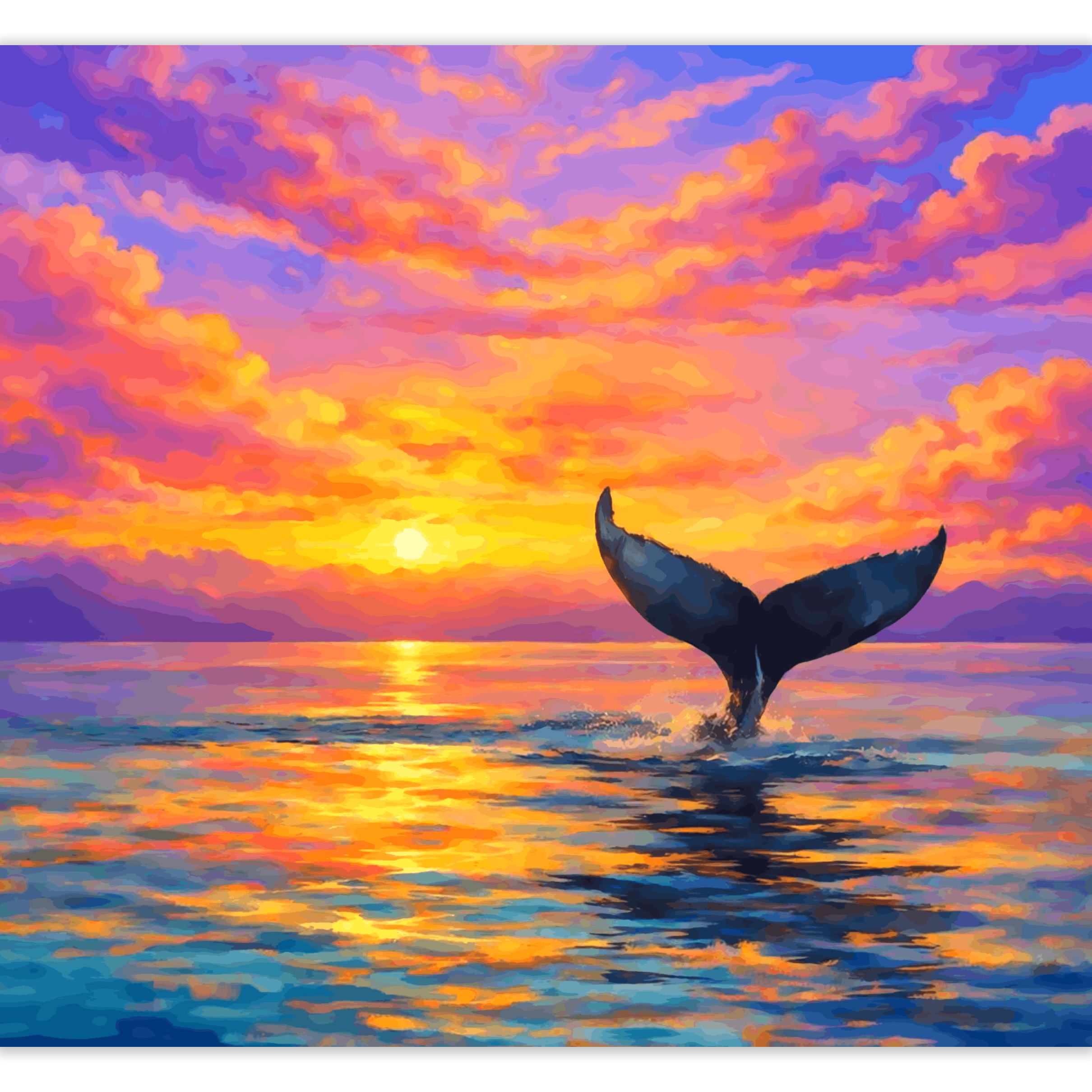 Sunset Breach: The Humpback's Farewell