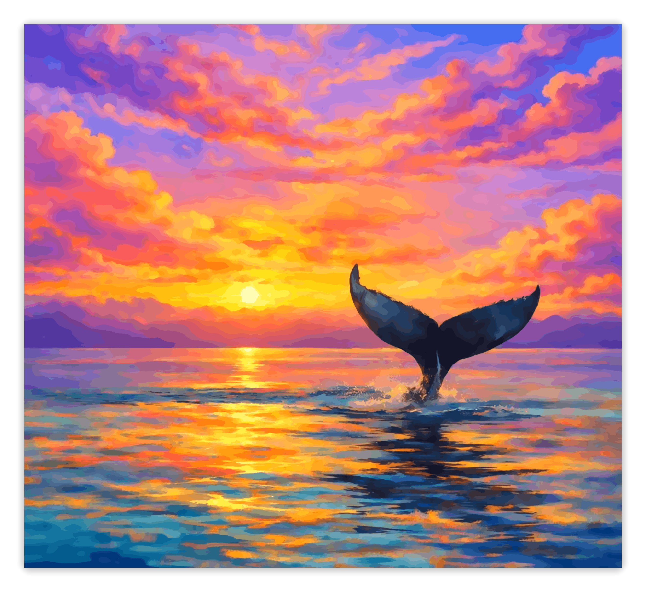 Sunset Breach: The Humpback's Farewell