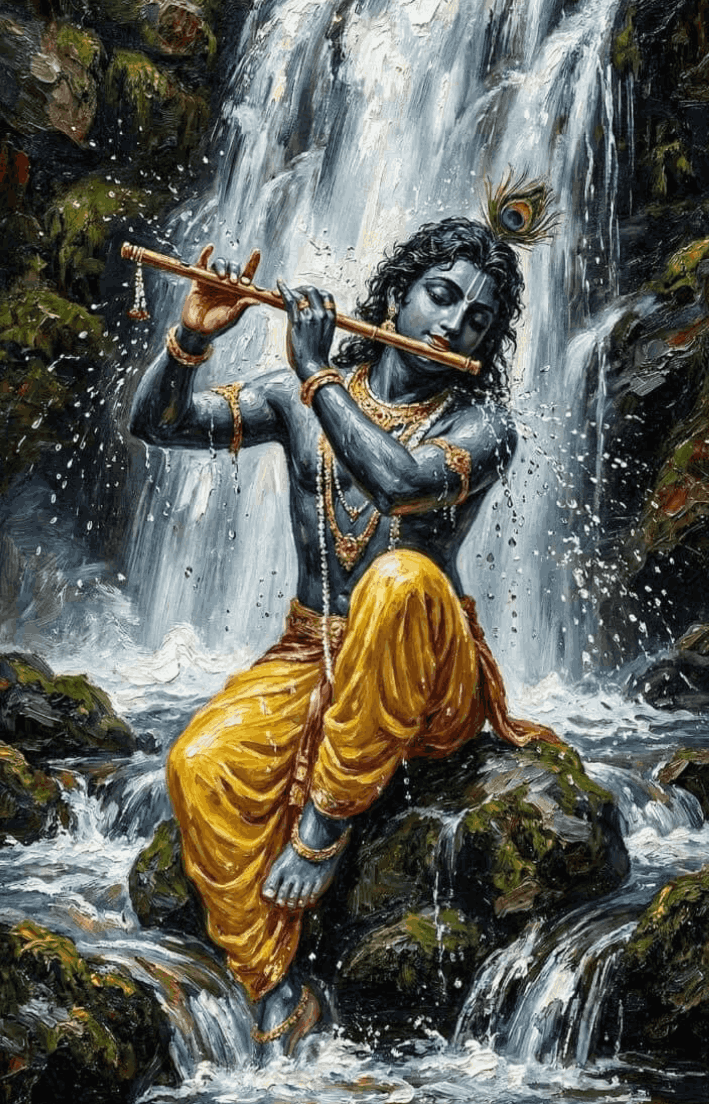 Krishna's Flute Echoes in the Mist