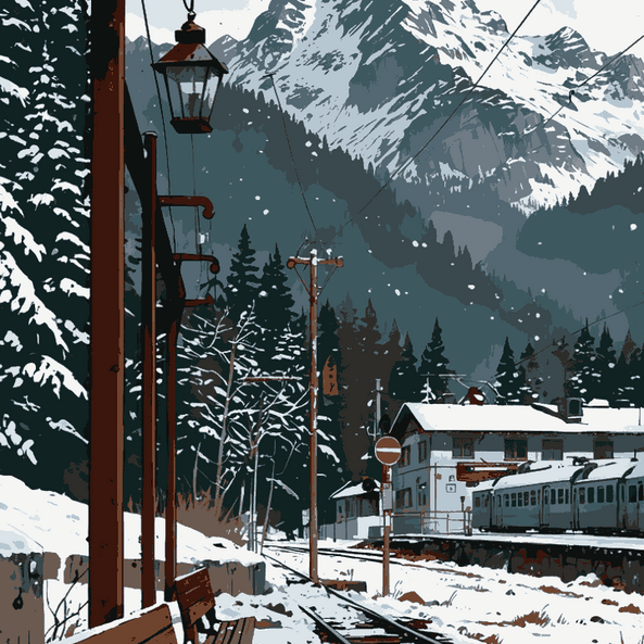 Snowy Alpine Stop - Winter Edition