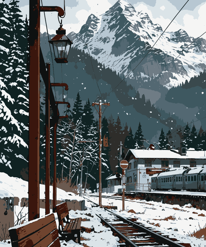 Snowy Alpine Stop - Winter Edition