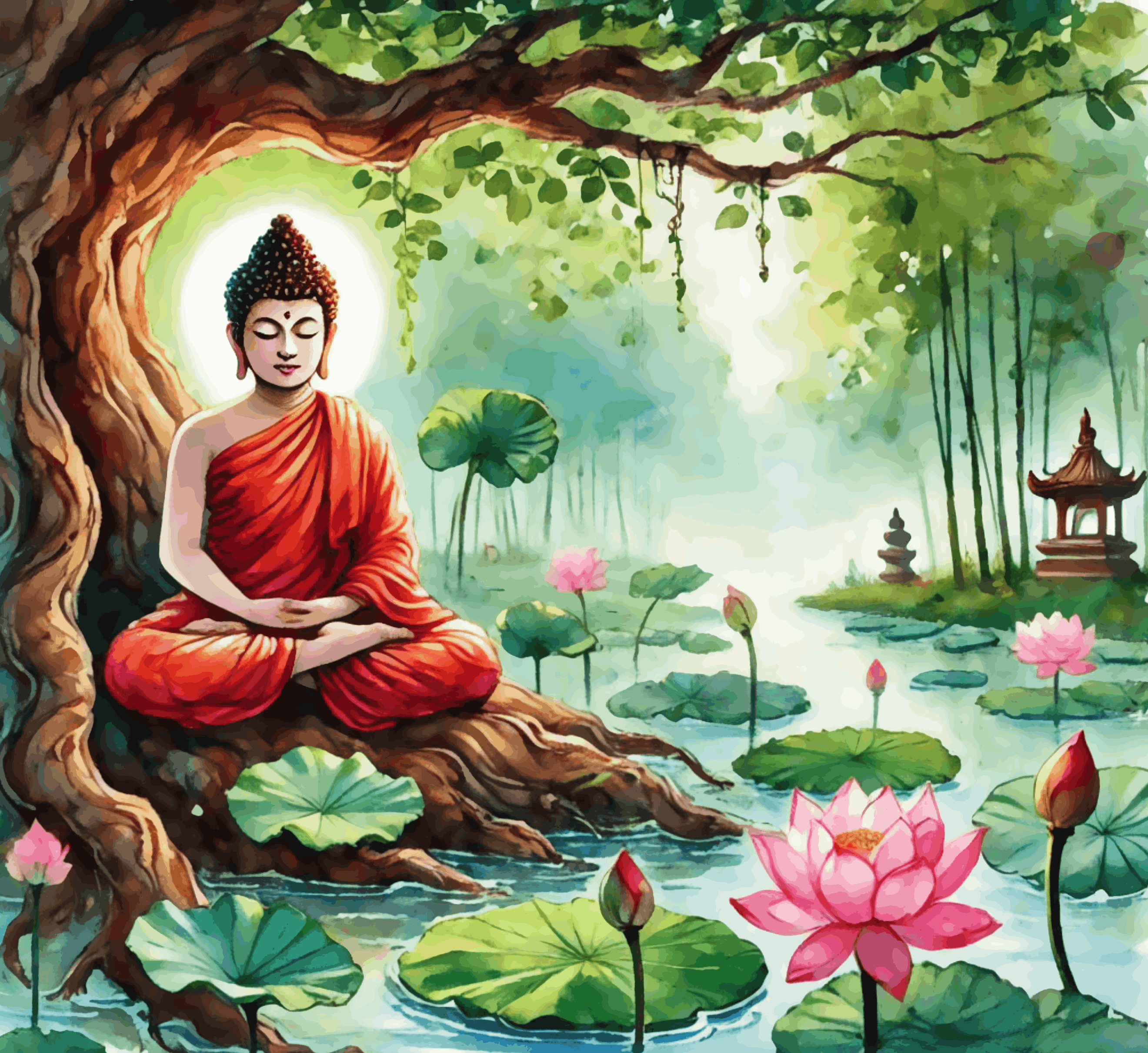 Enlightenment Beneath the Bodhi Tree