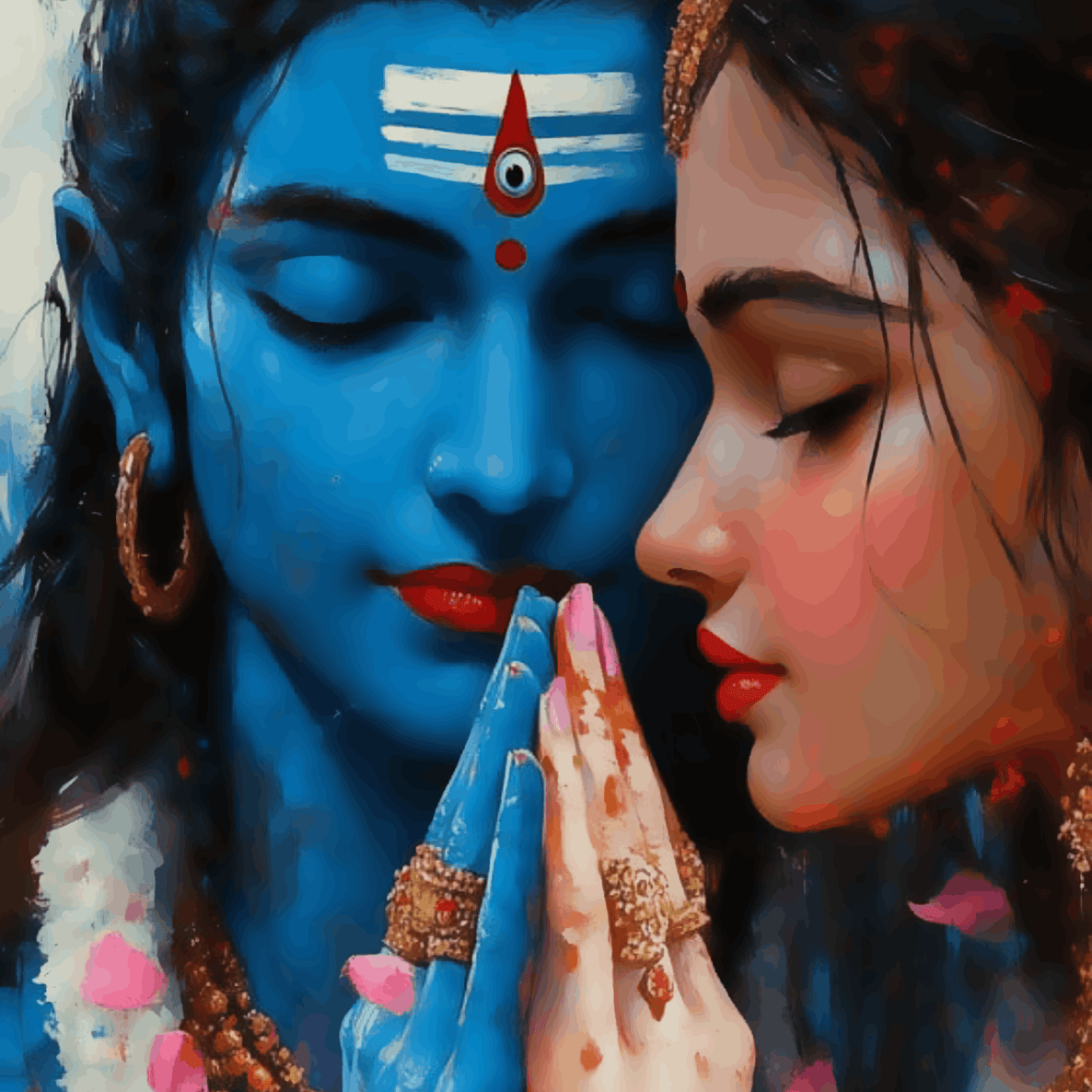 Pashupatinath - Shivji and Paravtiji