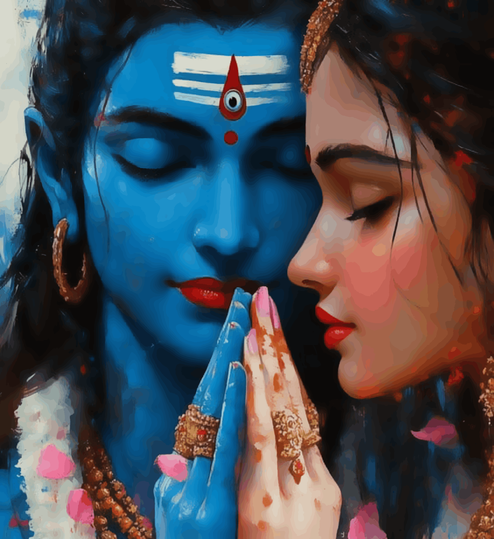 Pashupatinath - Shivji and Paravtiji