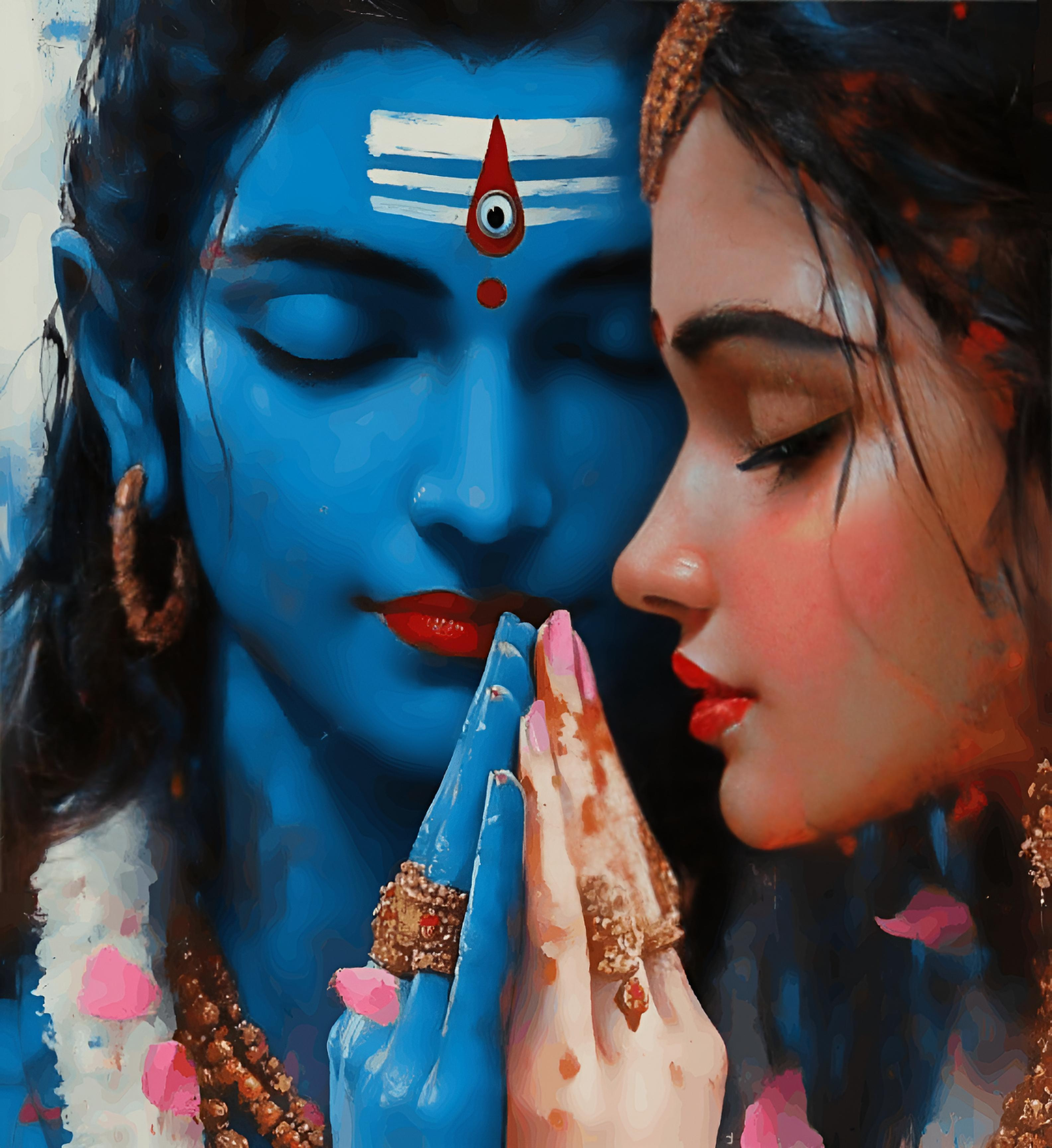 Pashupatinath - Shivji and Paravtiji