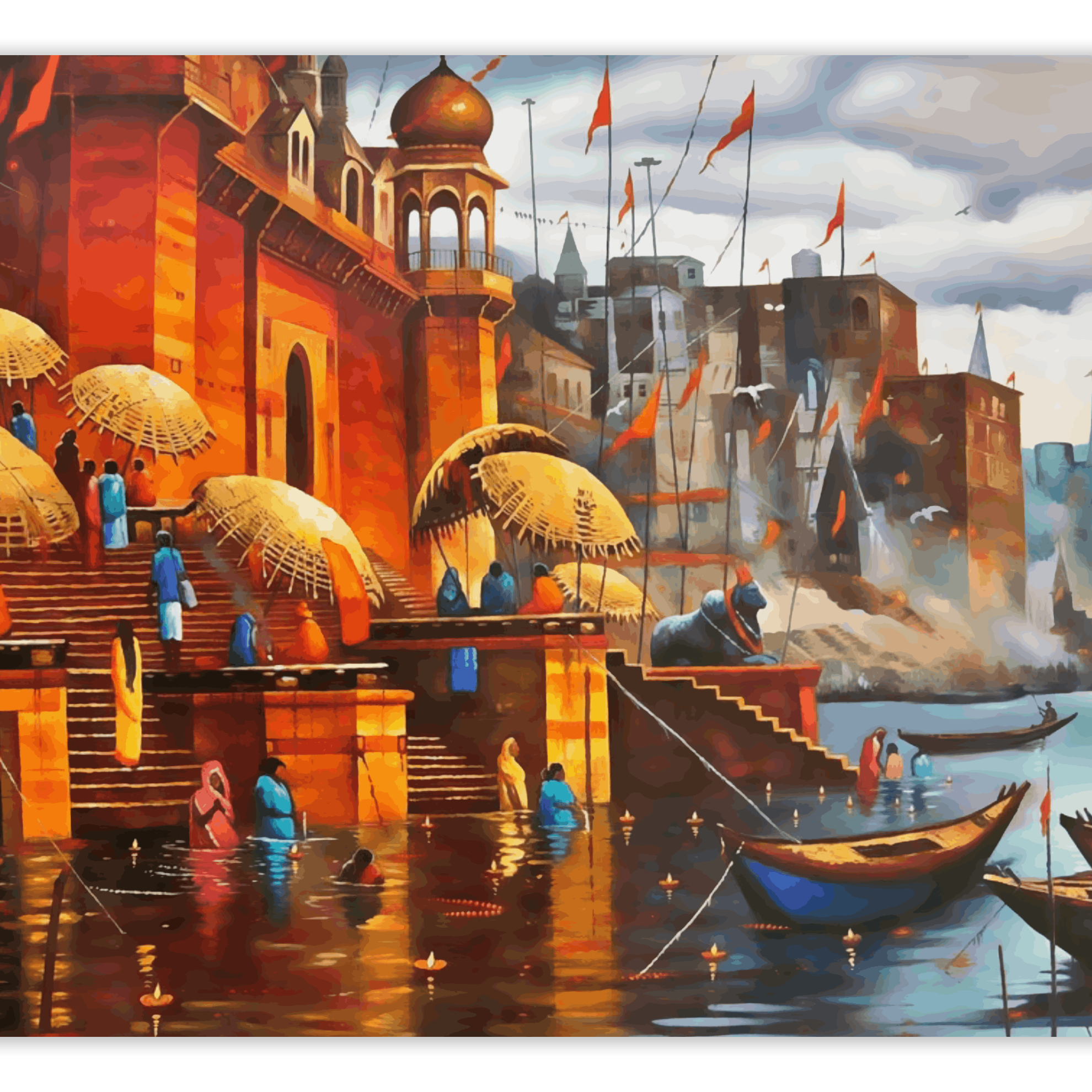 The Eternal Flow: Ghats of Varanasi