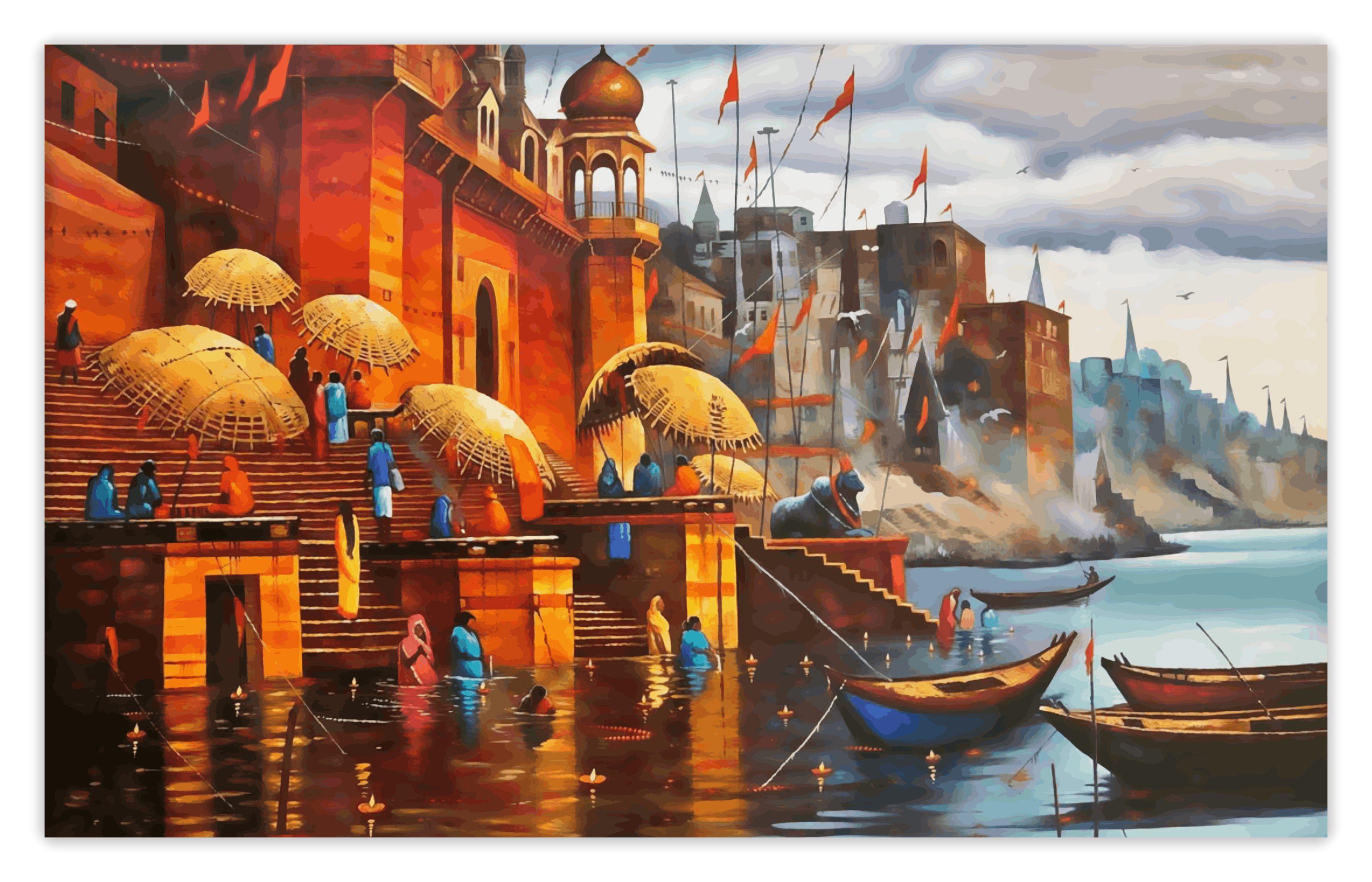 The Eternal Flow: Ghats of Varanasi