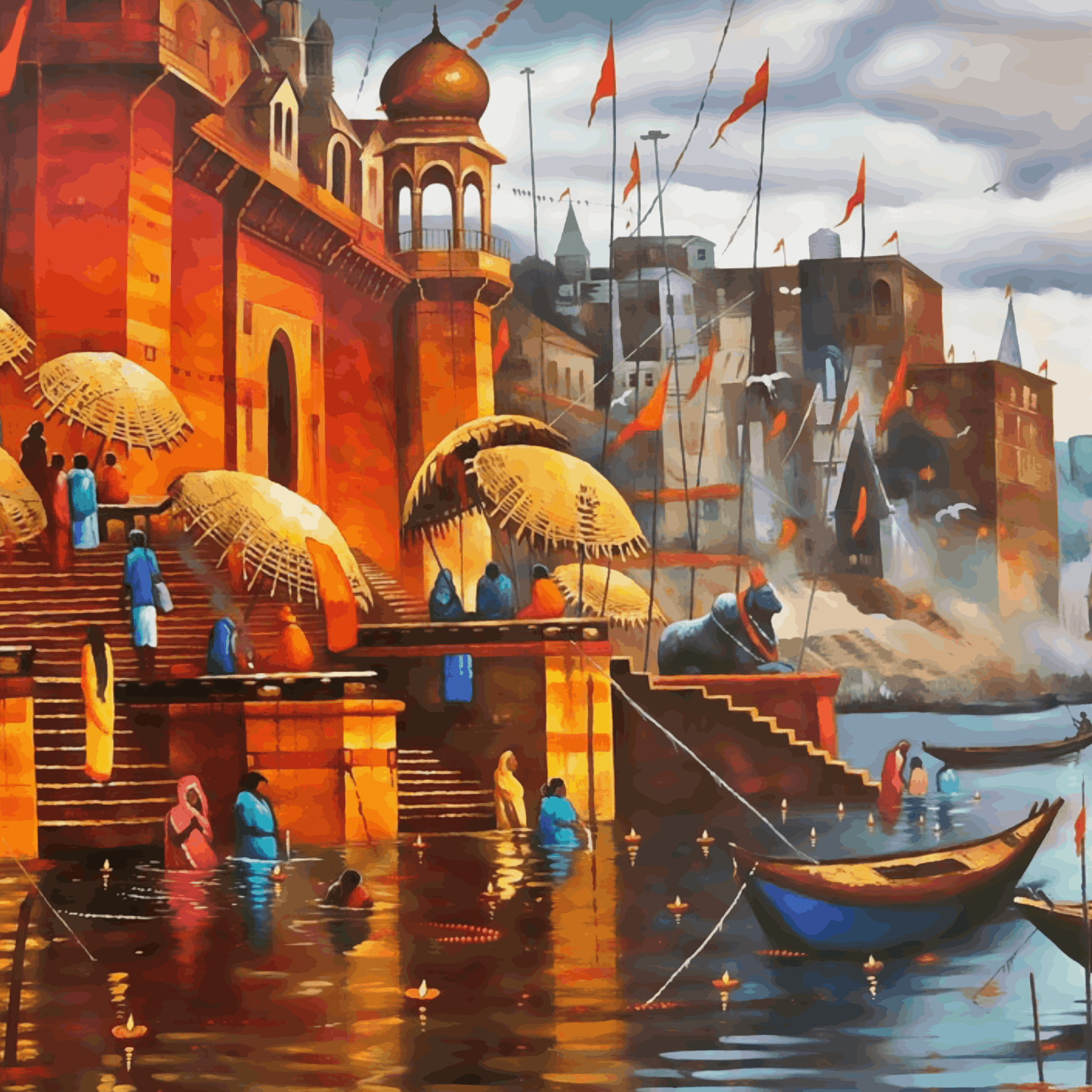 The Eternal Flow: Ghats of Varanasi