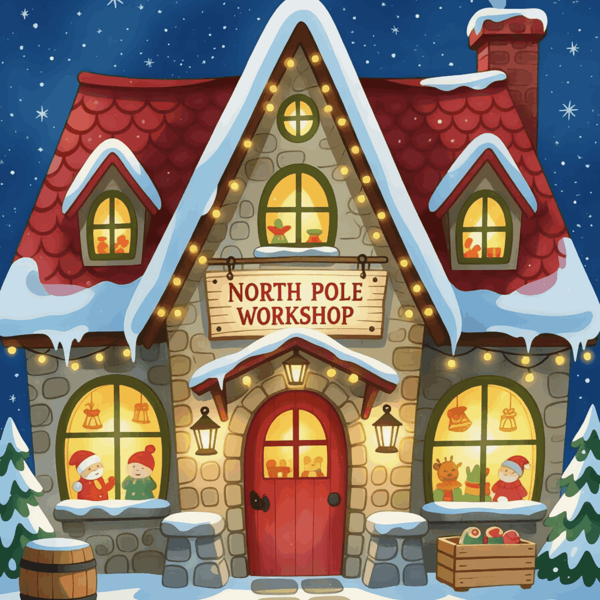 Santa's Christmas workshop