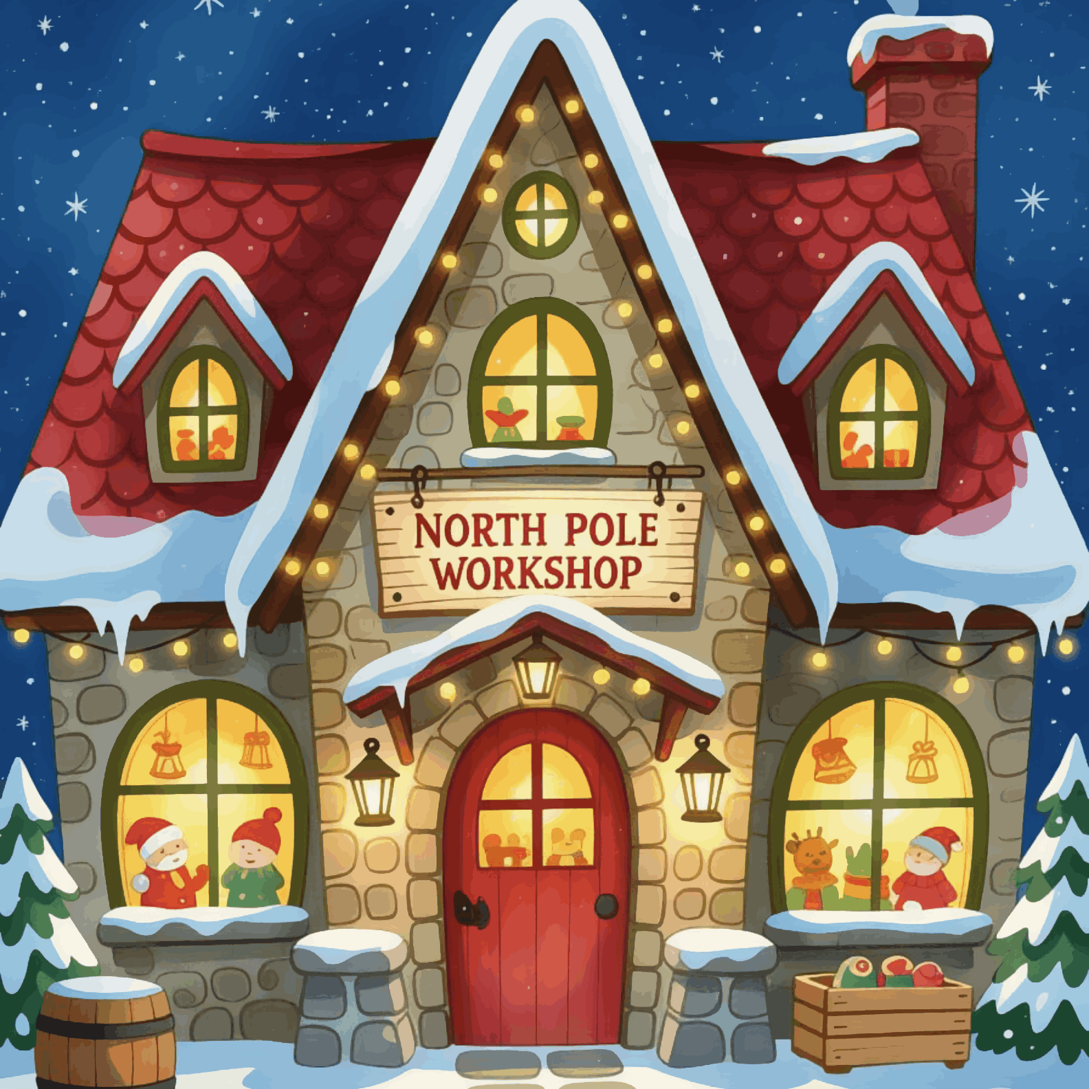 Santa's Christmas workshop