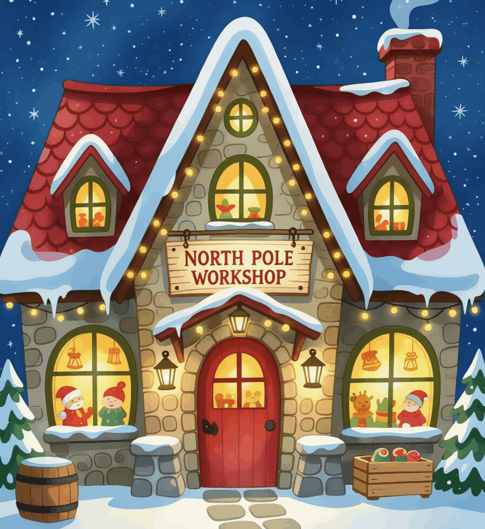 Santa's Christmas workshop