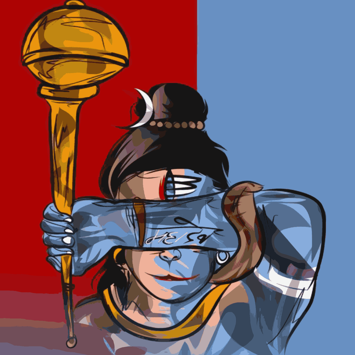 Hanumanji and Shivji