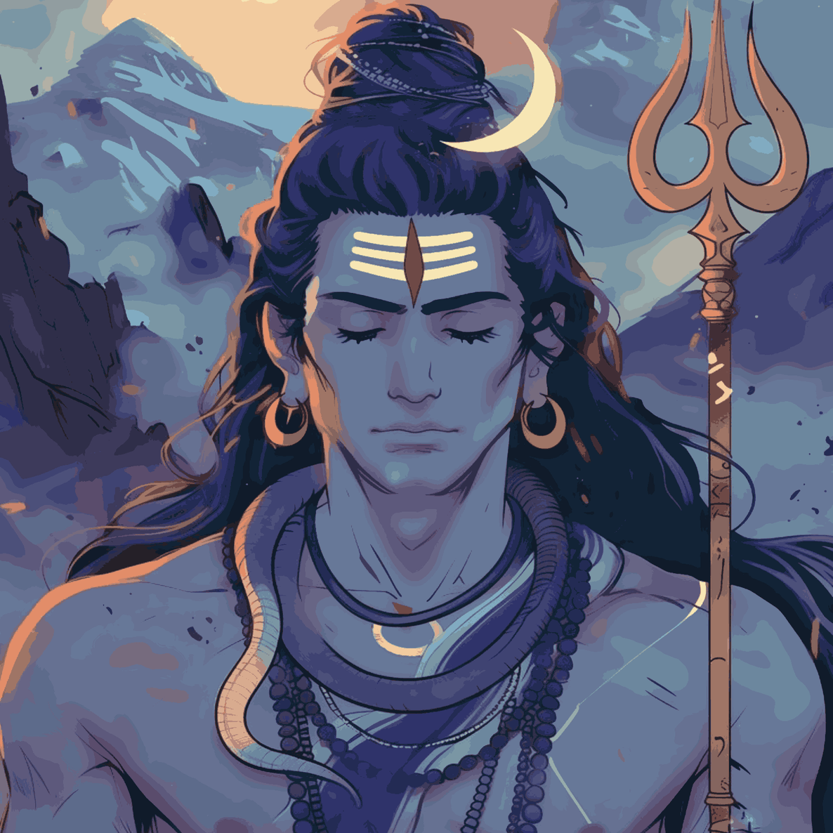 Mahadevji's Classic Portrait