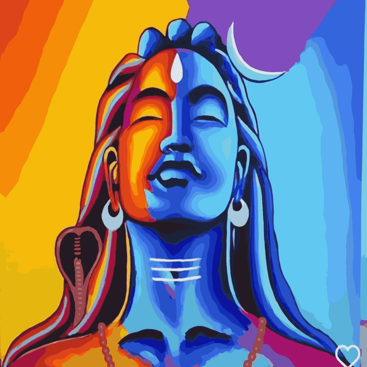 Shivji's Coloring Portrait