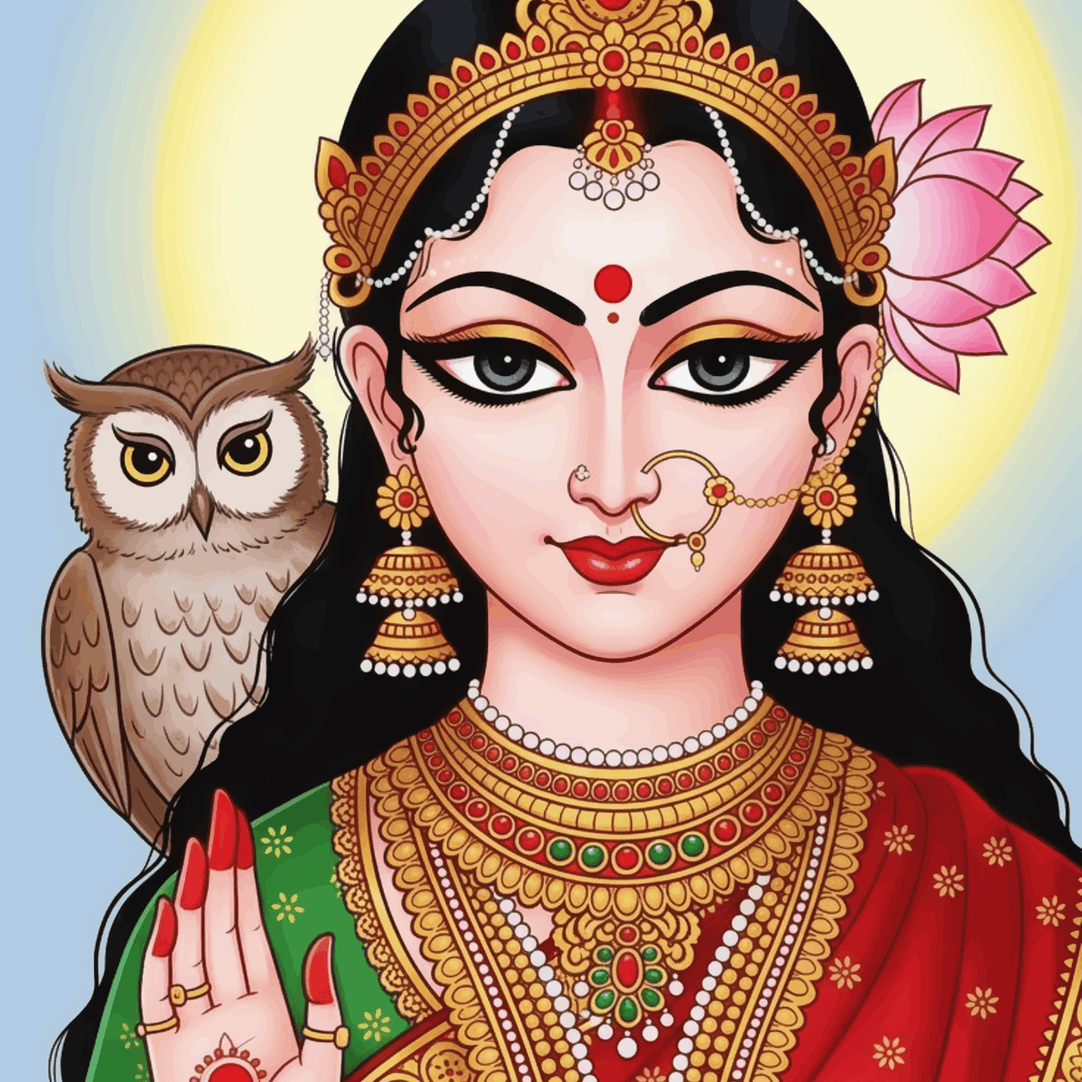 Goddess of discerment and Wealth - Lakshmi Maa