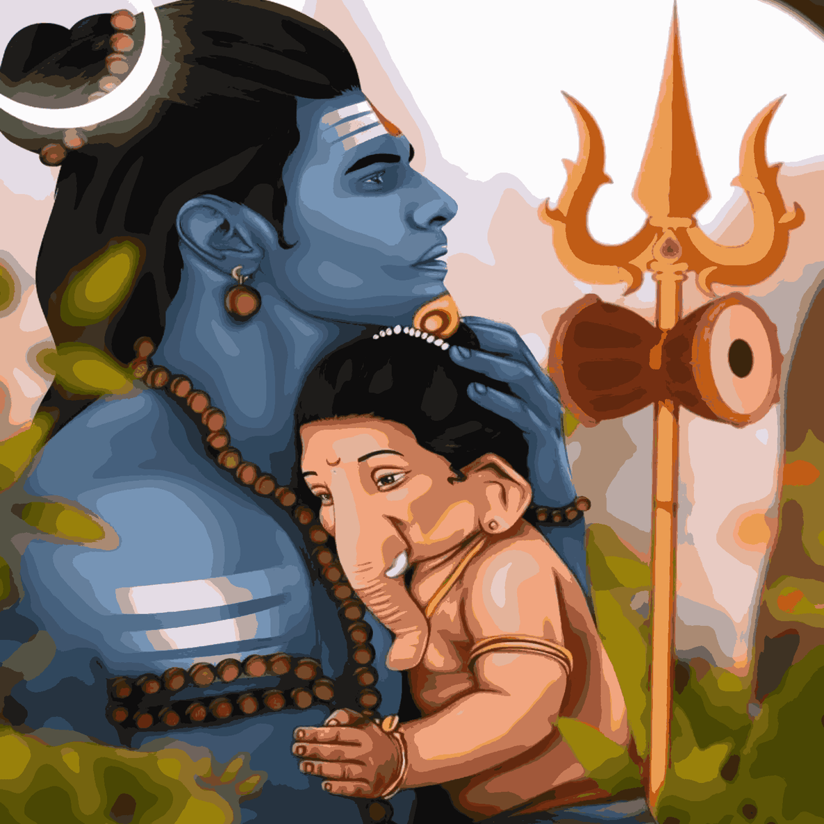 Pita Putra Lord Shiva & Ganeshji