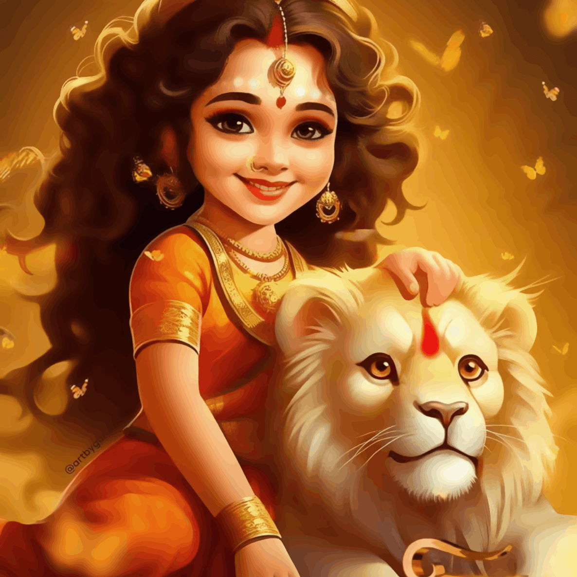 Cute Mata Durga