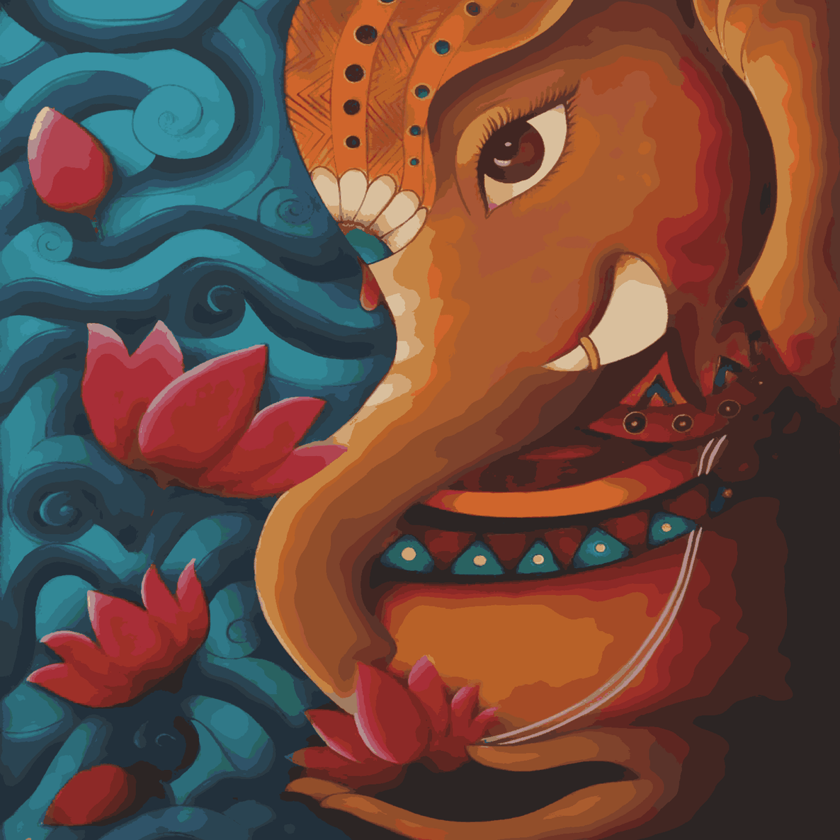 Ekdanta's Portrait - Ganesha