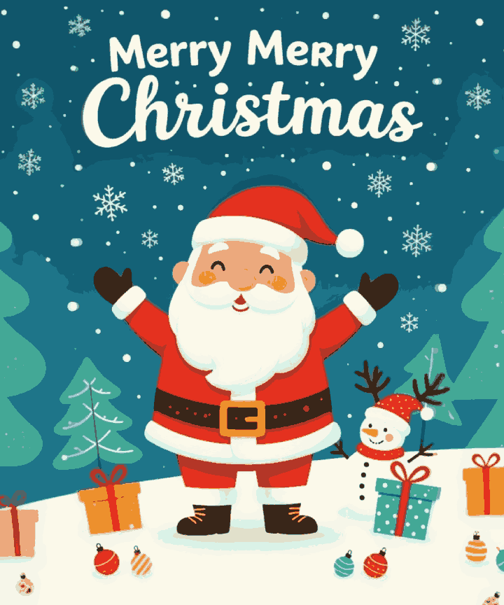 Santa's Festive Greetings - Christmas Edition