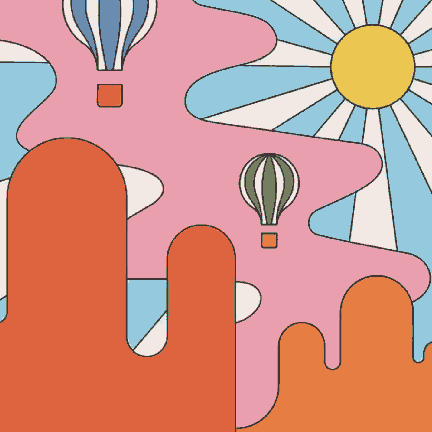 Balloons in a Candy Sky