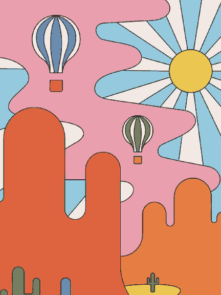 Balloons in a Candy Sky