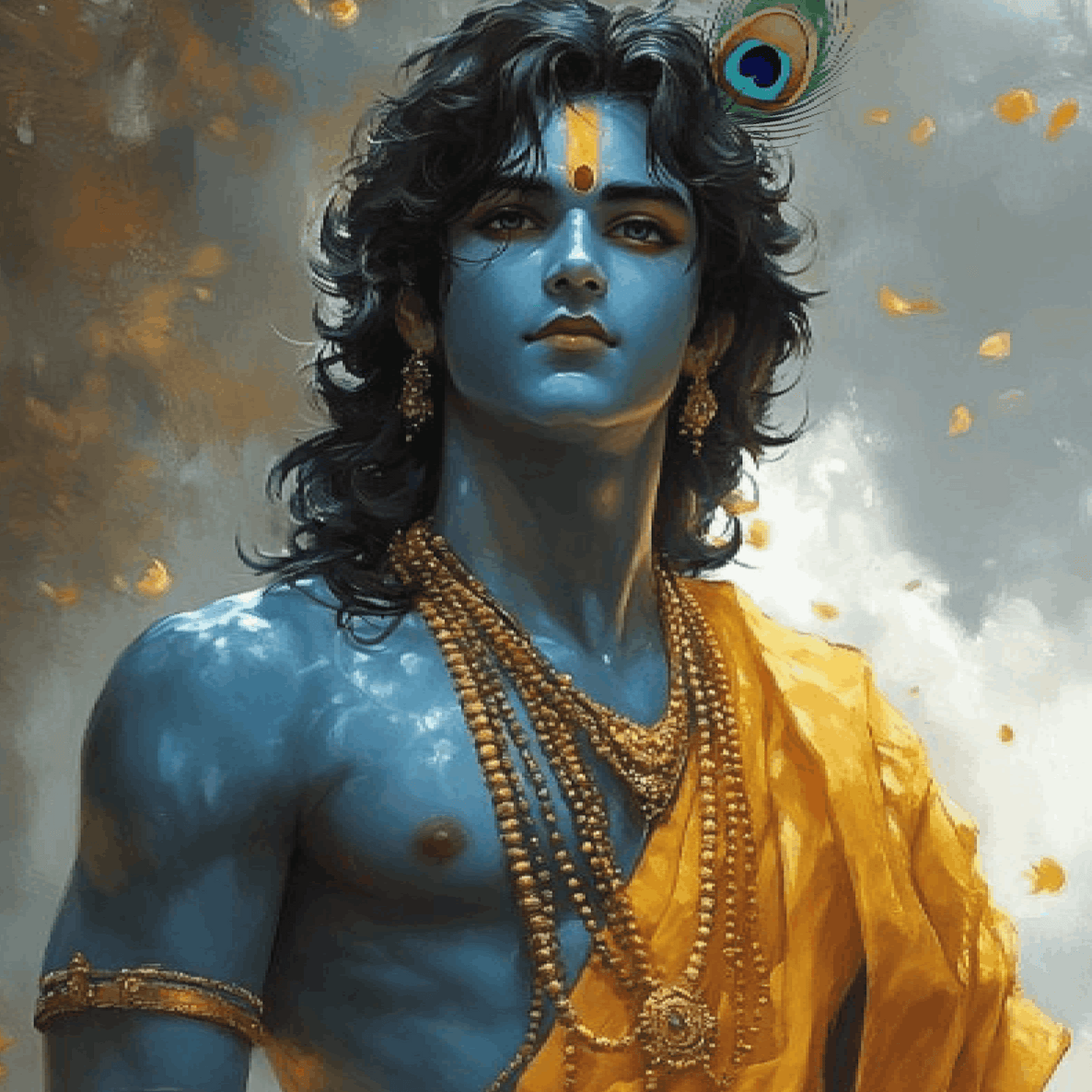 Mor Pankh Dhari Krishna Bal Shaali