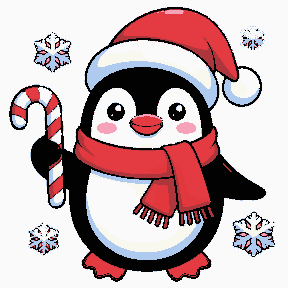 Winter Wonder Penguin - Christmas