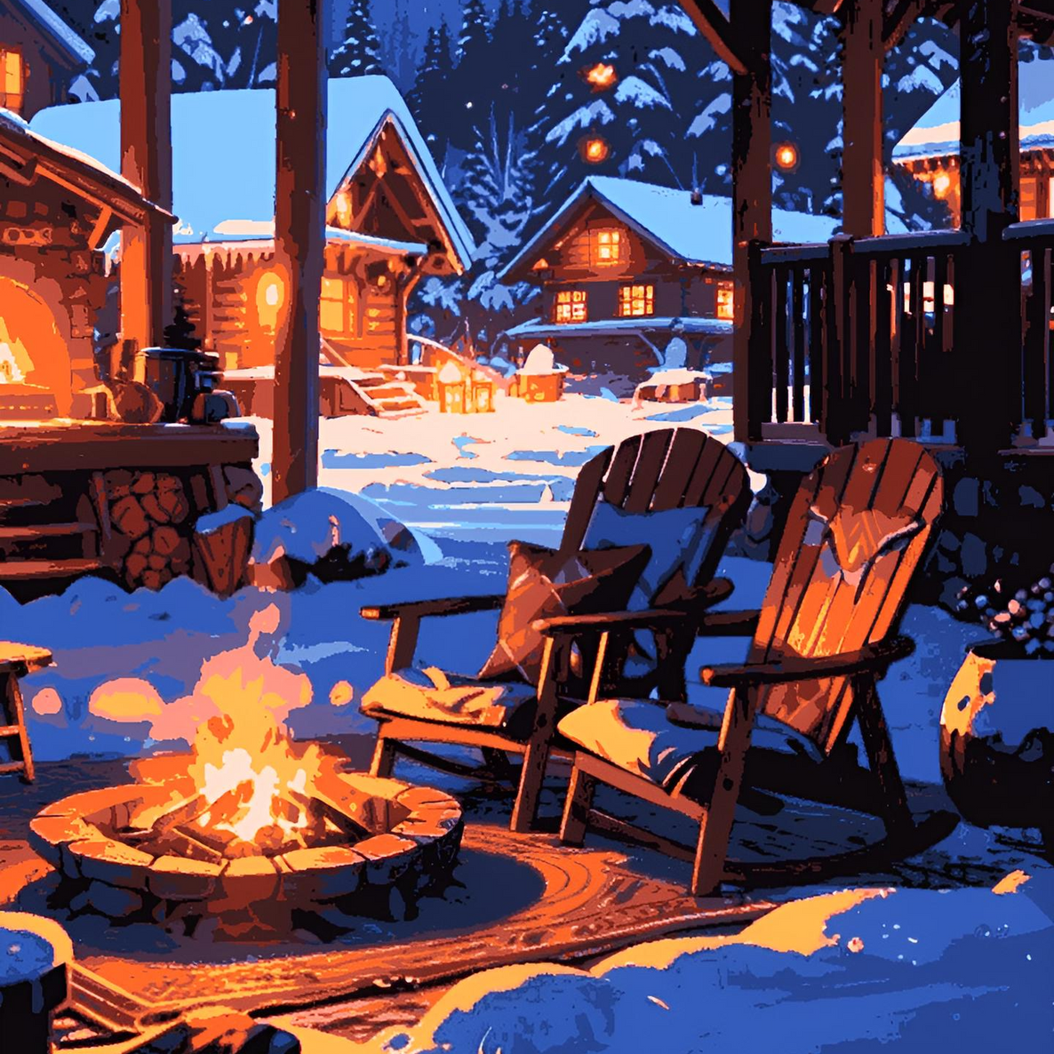Freeside in the snow - Winter Edition