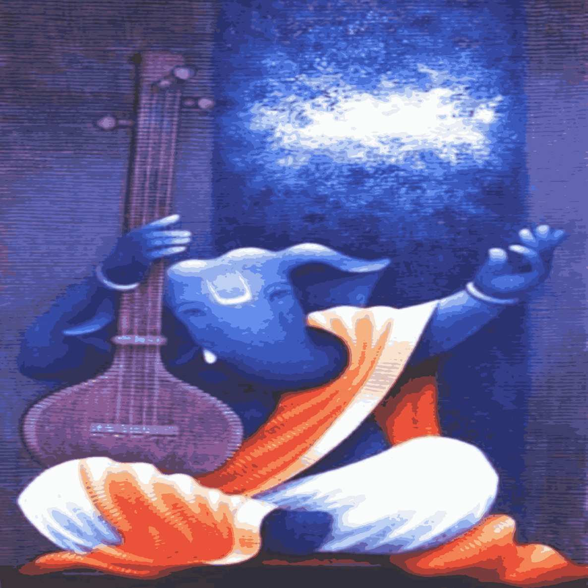 GANESHA PLAYING SITAR