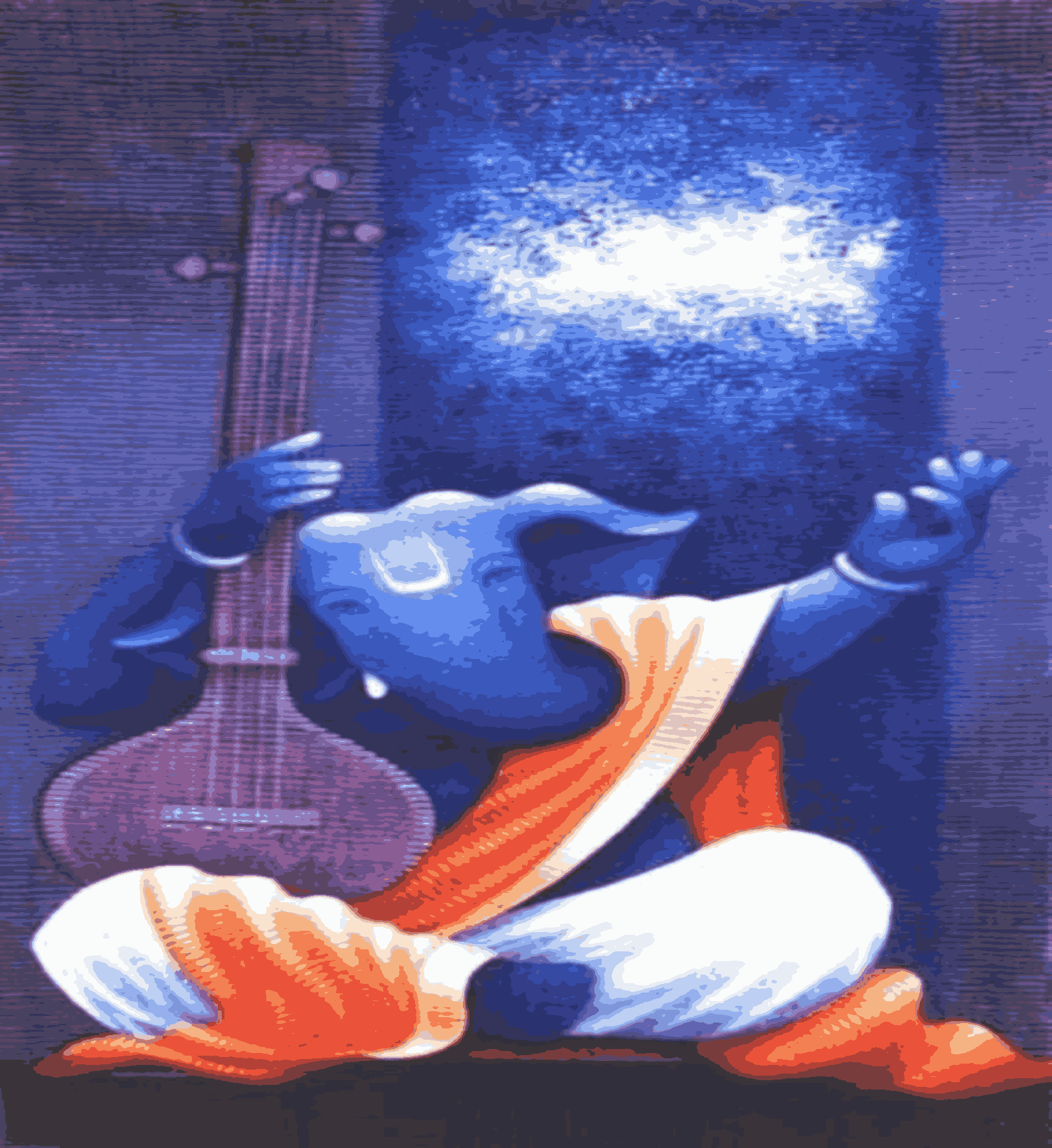 GANESHA PLAYING SITAR
