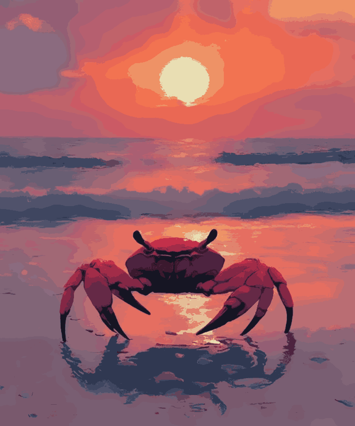 Crab at Dusk - Summer Edition