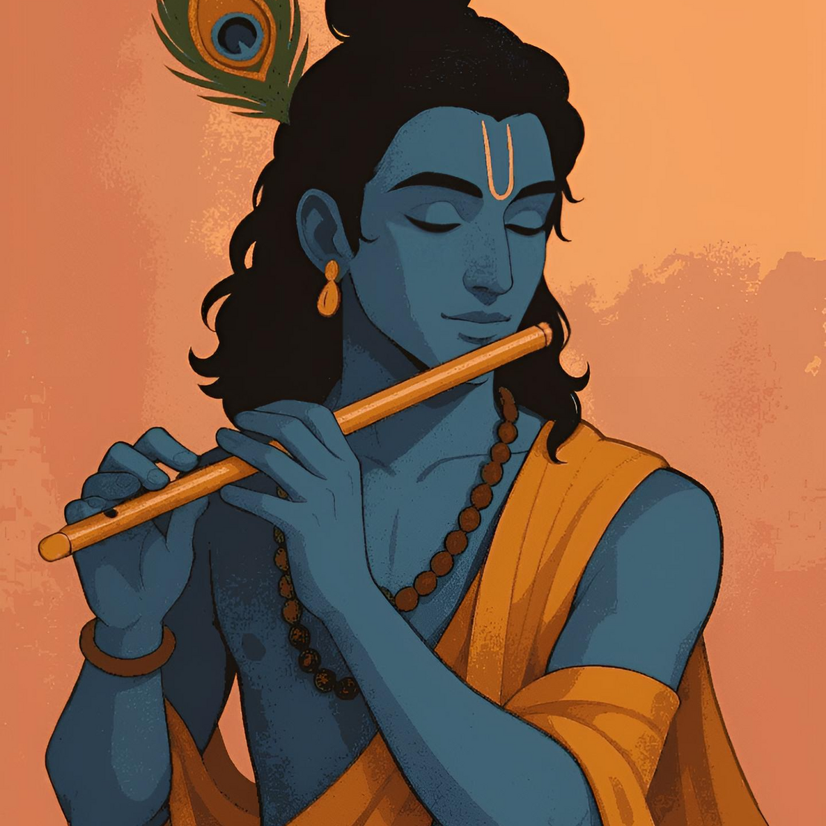 The Flute Player of Vrindavan - KRISHNA