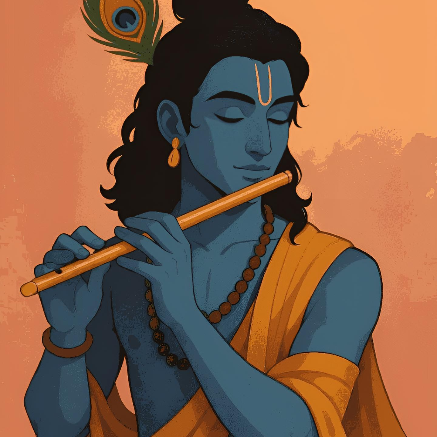 The Flute Player of Vrindavan - KRISHNA